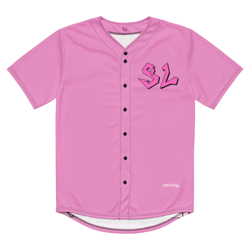 Baseball Jersey Premium PINK-LOGO | STAYLACRA Anime Collection 1