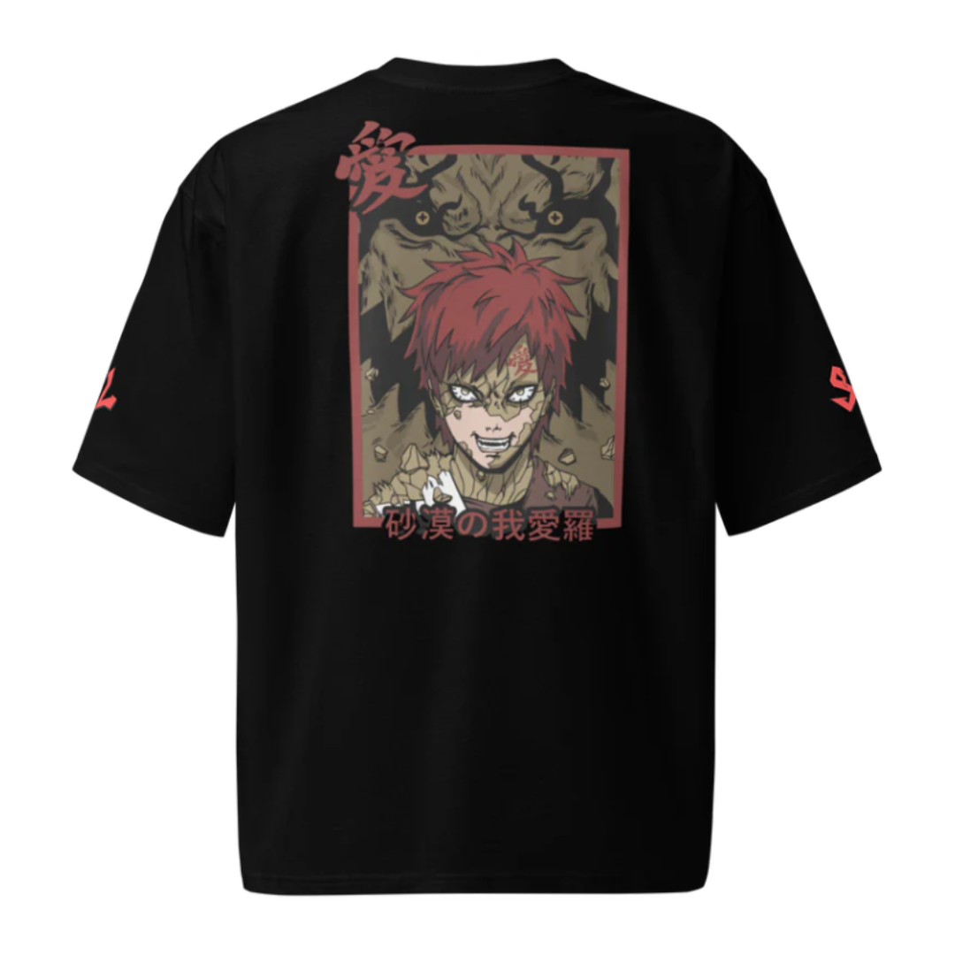 Camiseta Heavyweight Épica RED-LOGO | STAYLACRA Anime Collection 1