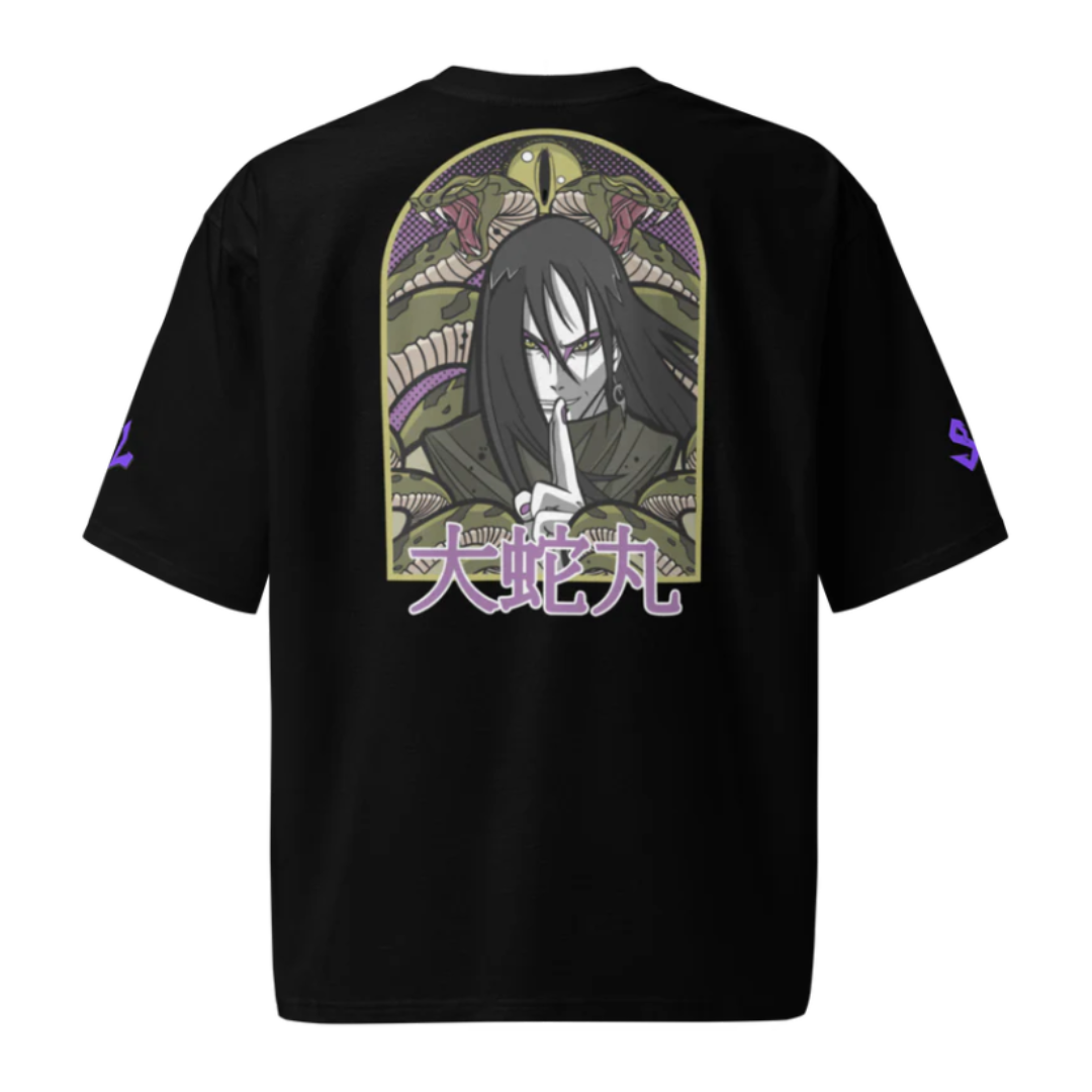 Camiseta Heavyweight Épica PURPLE-LOGO | STAYLACRA Anime Collection 1