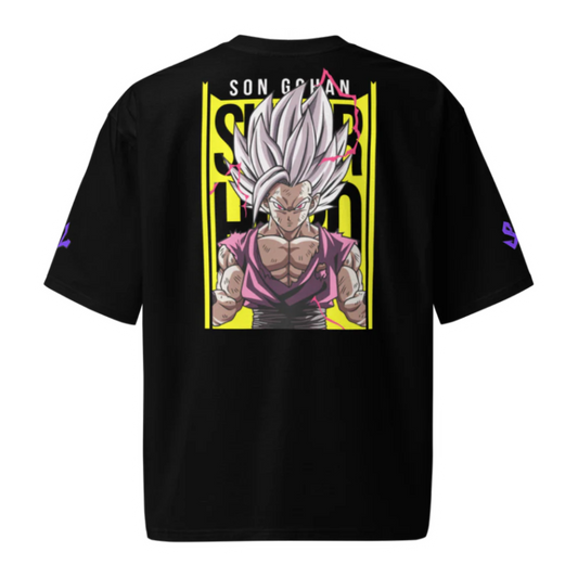 Camiseta Heavyweight Épica PURPLE-LOGO | STAYLACRA Anime Collection 1