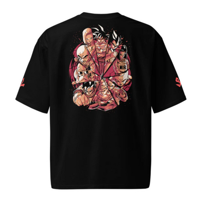 Camiseta Heavyweight Épica RED-LOGO | STAYLACRA Anime Collection 1