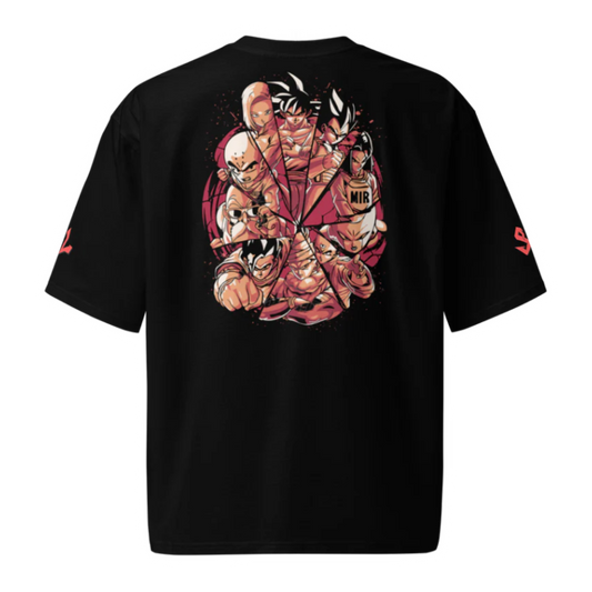 Camiseta Heavyweight Épica RED-LOGO | STAYLACRA Anime Collection 1