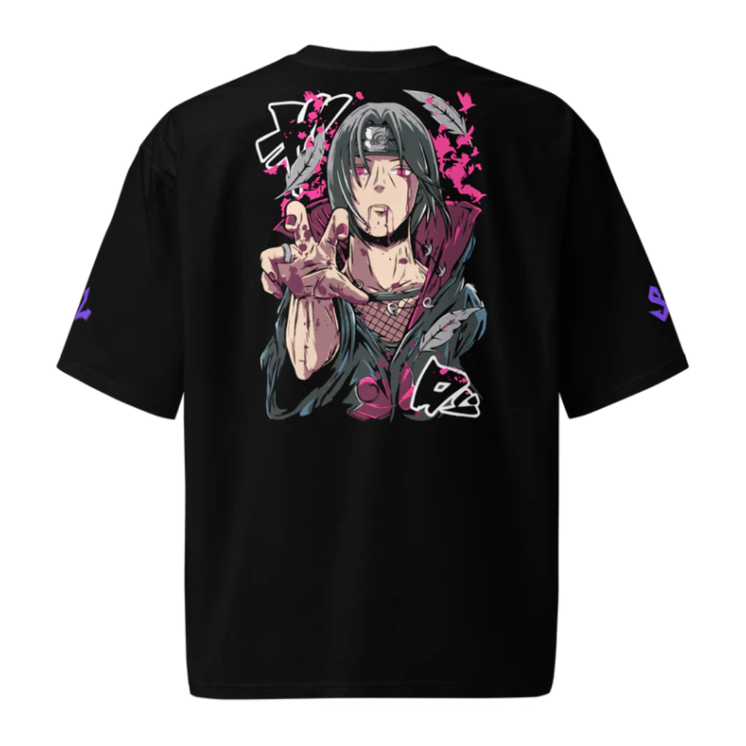 Camiseta Heavyweight Épica PURPLE-LOGO | STAYLACRA Anime Collection 1