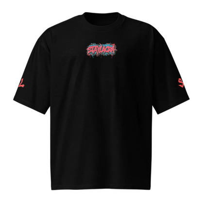 Camiseta Heavyweight Épica RED-LOGO | STAYLACRA Anime Collection 1