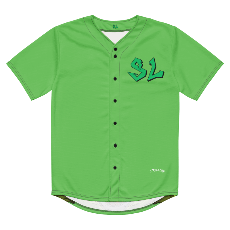 Baseball Jersey Premium GREEN-LOGO | STAYLACRA Anime Collection 1