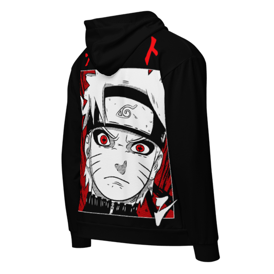 Unisex Zip Hoodie RED-LOGO | STAYLACRA Anime Collection 1