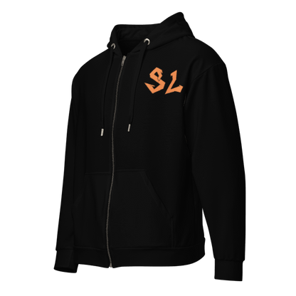 Unisex Zip Hoodie ORANGE-LOGO | STAYLACRA Anime Collection 1