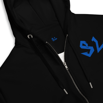 Unisex Zip Hoodie BLUE-LOGO | STAYLACRA Anime Collection 1