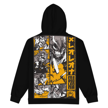 Unisex Zip Hoodie ORANGE-LOGO | STAYLACRA Anime Collection 1