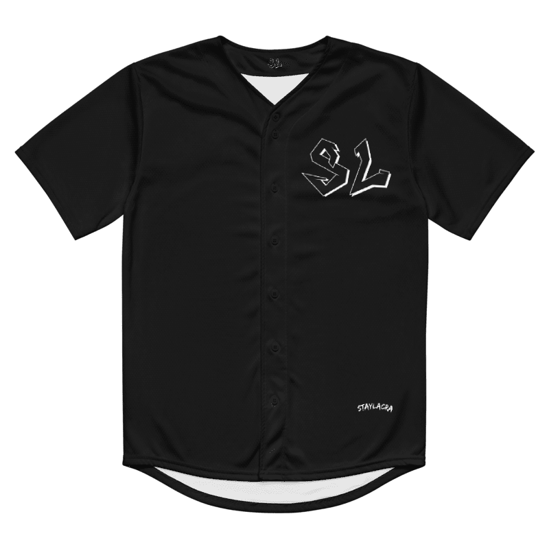 Baseball Jersey Premium BLACK-LOGO | STAYLACRA Anime Collection 1