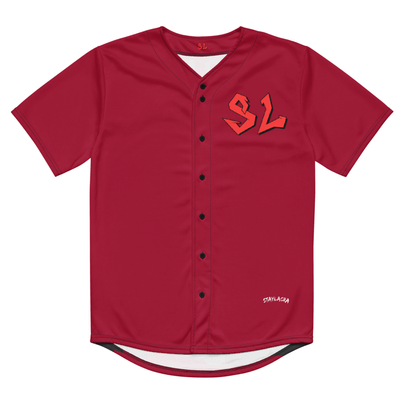 Baseball Jersey Premium RED-LOGO | STAYLACRA Anime Collection 1