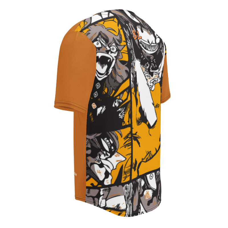 Baseball Jersey Premium ORANGE-LOGO | STAYLACRA Anime Collection 1