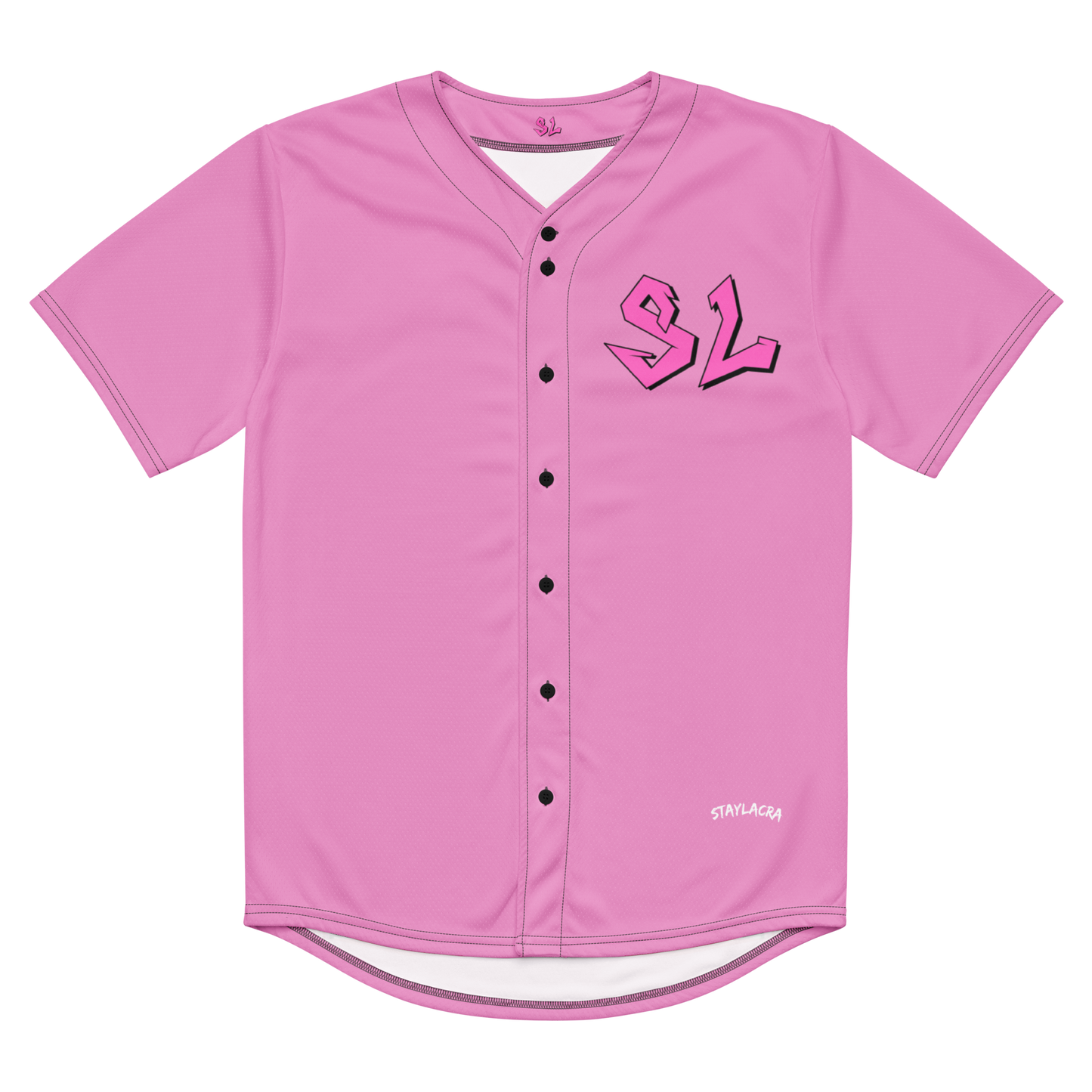 Baseball Jersey Premium PINK-LOGO | STAYLACRA Anime Collection 1