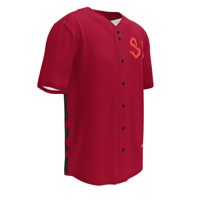 Baseball Jersey Premium RED-LOGO | STAYLACRA Anime Collection 1