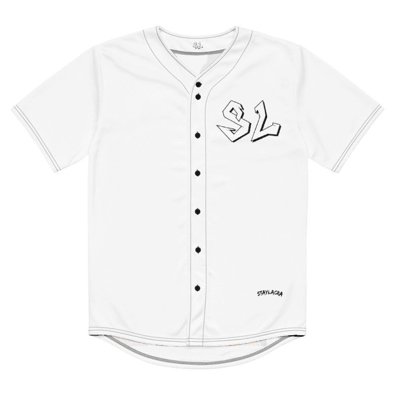 Baseball Jersey Premium WHITE-LOGO | STAYLACRA Anime Collection 1