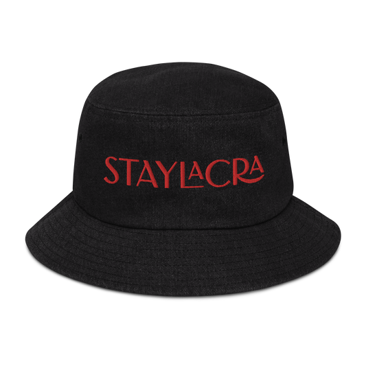 Denim Bucket Hat "StayLacra" 2024