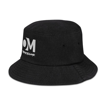 Denim Bucket Hat "OmTheMusicGame" V1  Embroidery 3D PUFF