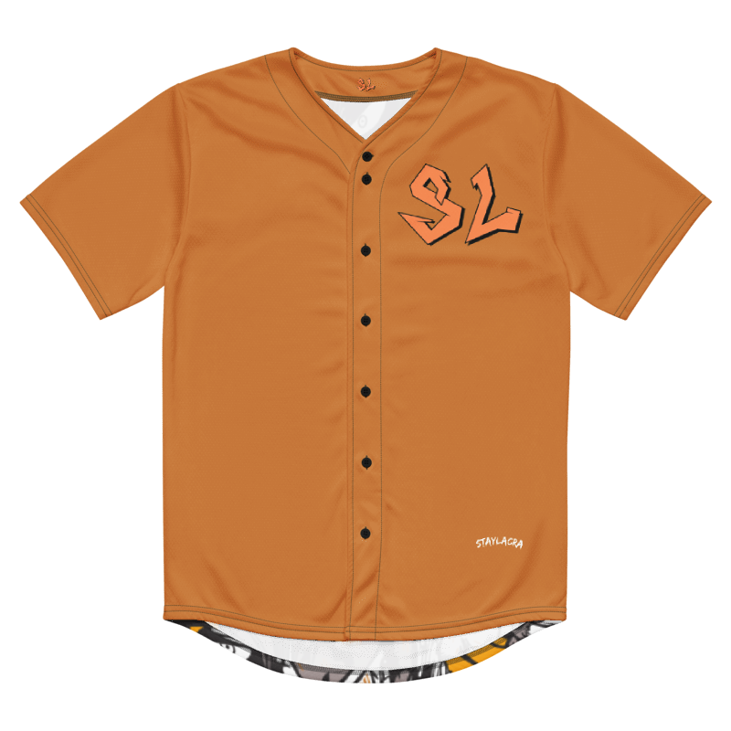 Baseball Jersey Premium ORANGE-LOGO | STAYLACRA Anime Collection 1