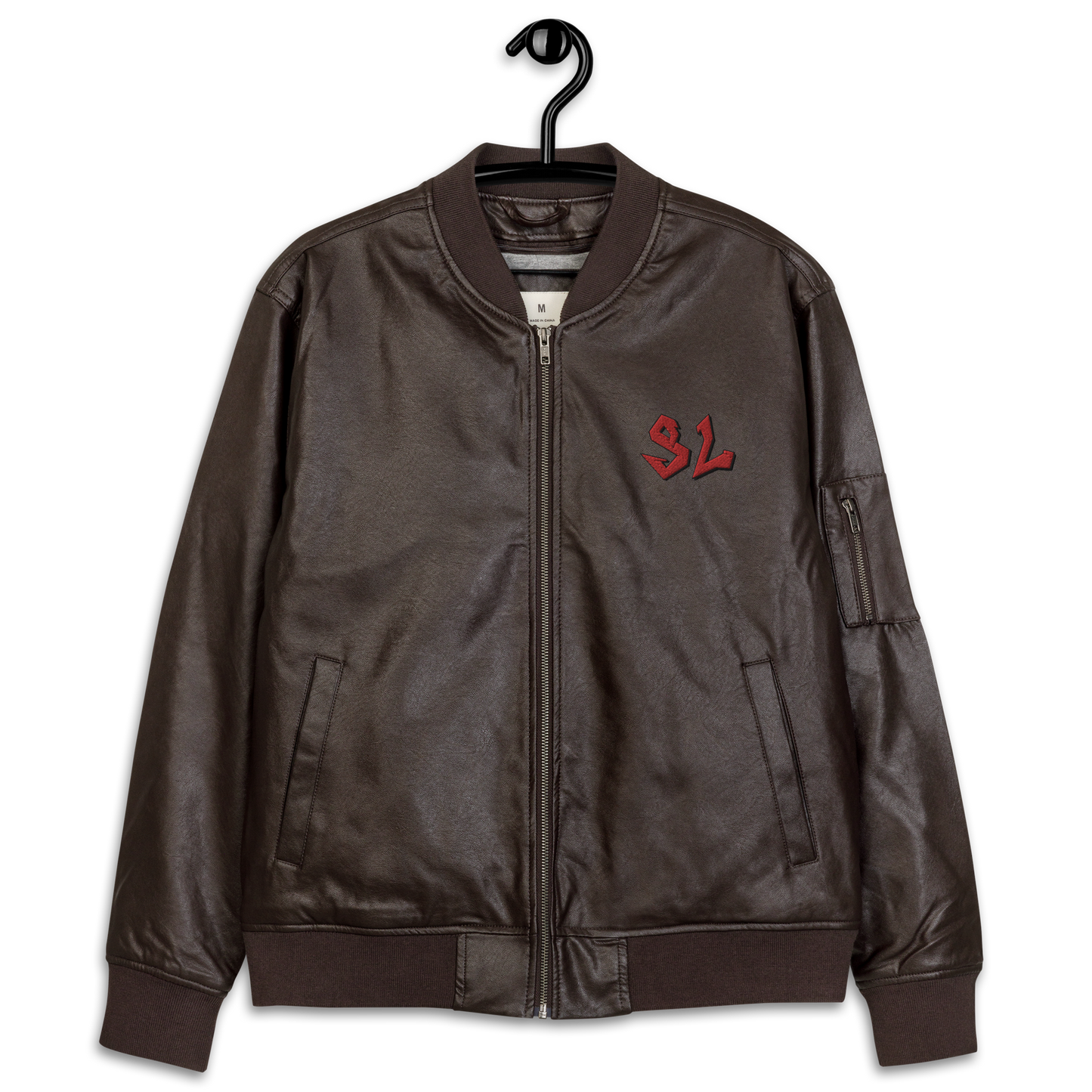 Leather Jacket RED-LOGO | STAYLACRA Anime Collection 1