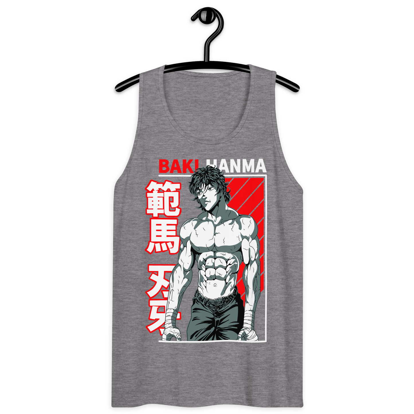 Tank Top Premium RED-LOGO | STAYLACRA Anime Collection 1