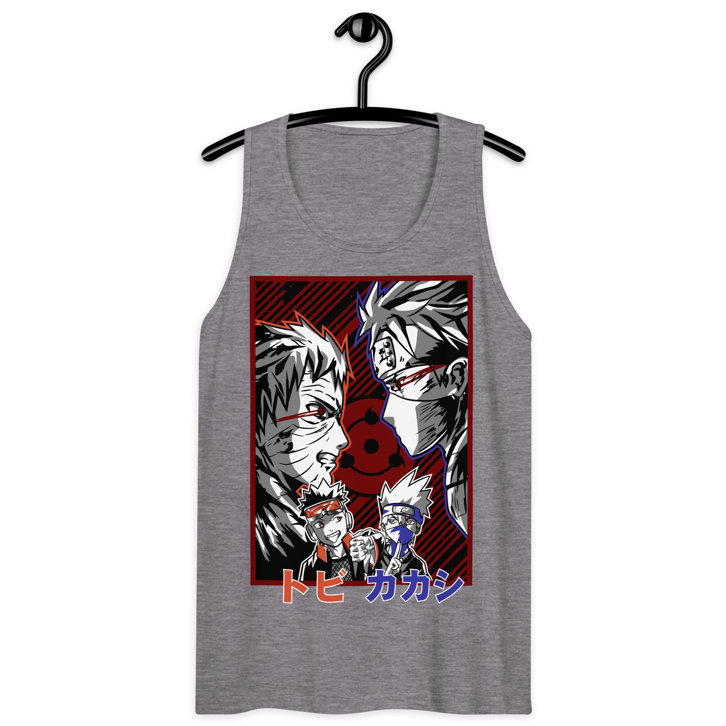 Tank Top Premium RED-LOGO | STAYLACRA Anime Collection 1