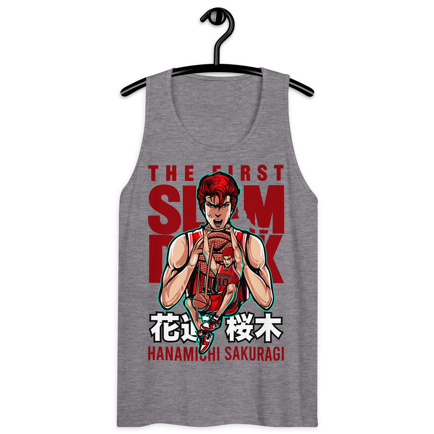 Tank Top Premium RED-LOGO | STAYLACRA Anime Collection 1