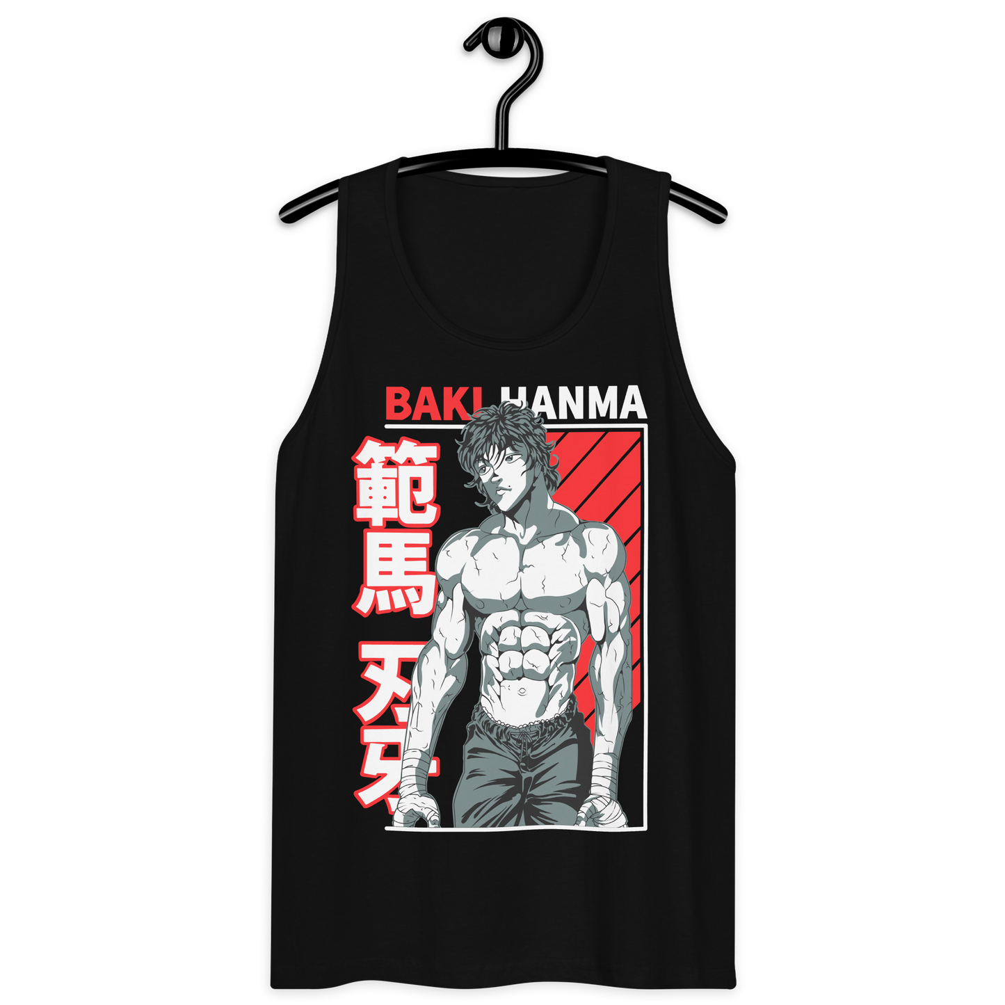 Tank Top Premium RED-LOGO | STAYLACRA Anime Collection 1