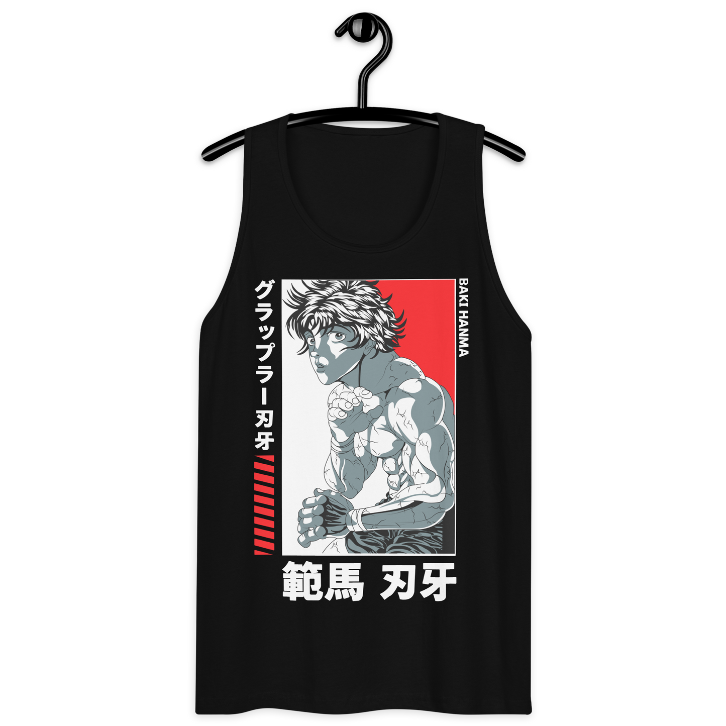 Tank Top Premium RED-LOGO | STAYLACRA Anime Collection 1