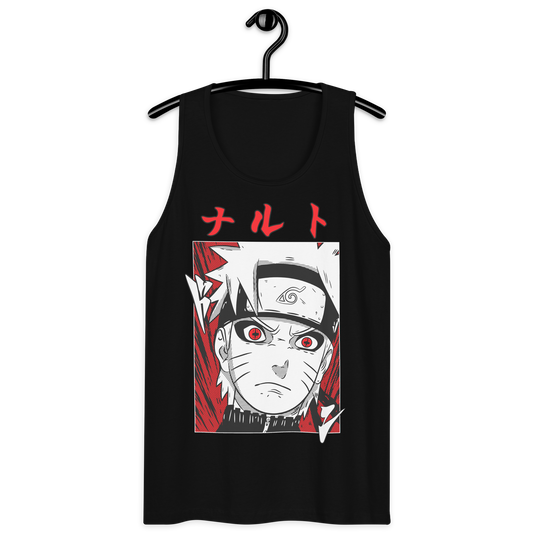 Tank Top Premium RED-LOGO | STAYLACRA Anime Collection 1