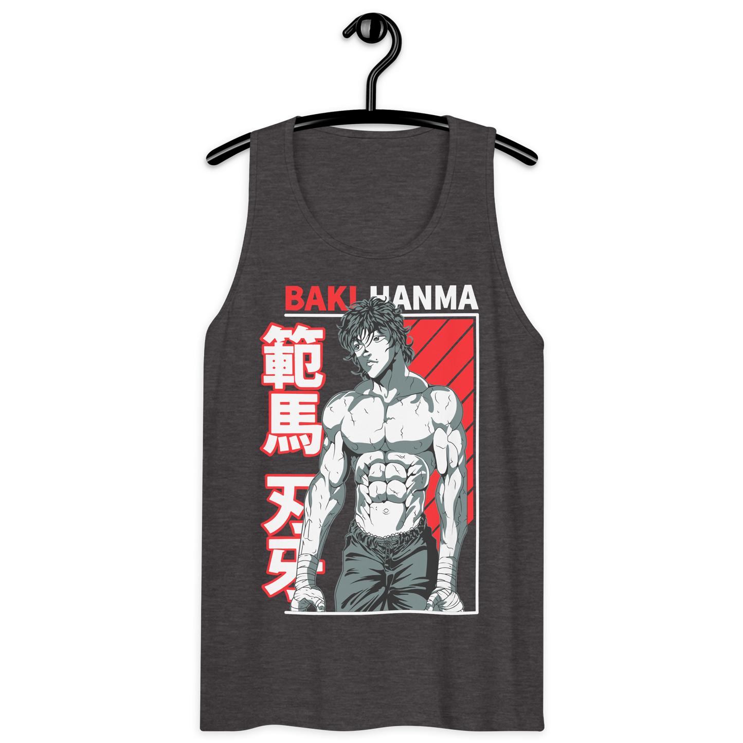 Tank Top Premium RED-LOGO | STAYLACRA Anime Collection 1