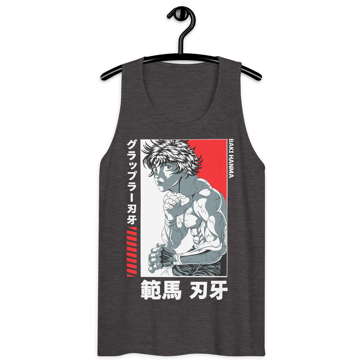 Tank Top Premium RED-LOGO | STAYLACRA Anime Collection 1