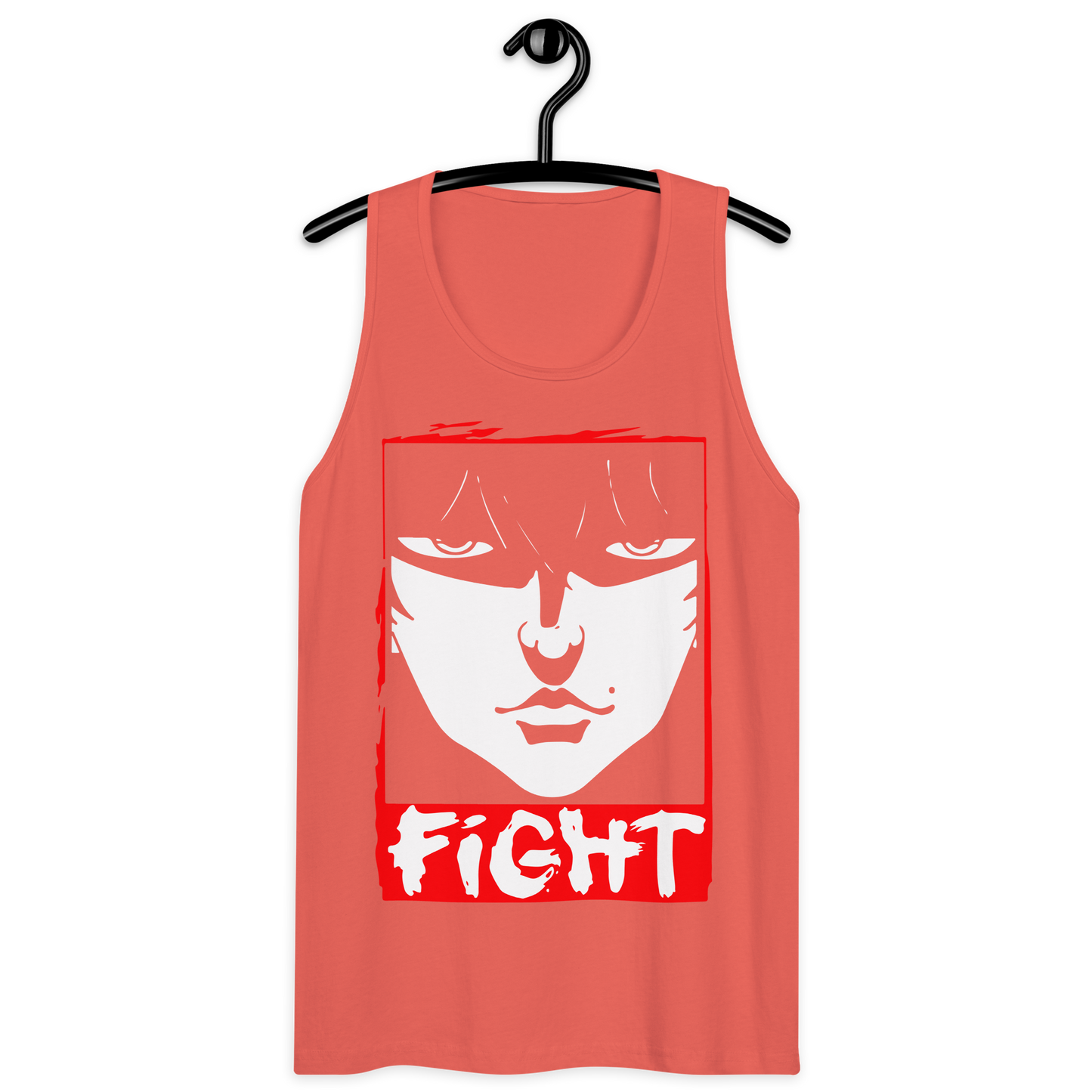 Tank Top Premium RED-LOGO | STAYLACRA Anime Collection 1