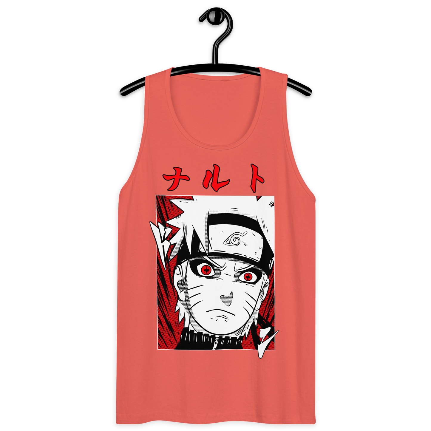 Tank Top Premium RED-LOGO | STAYLACRA Anime Collection 1