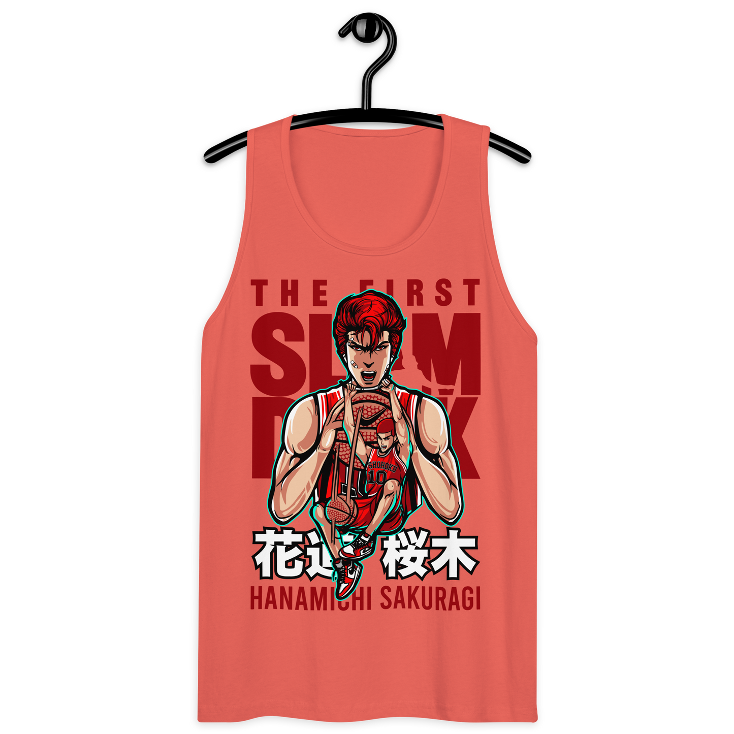 Tank Top Premium RED-LOGO | STAYLACRA Anime Collection 1