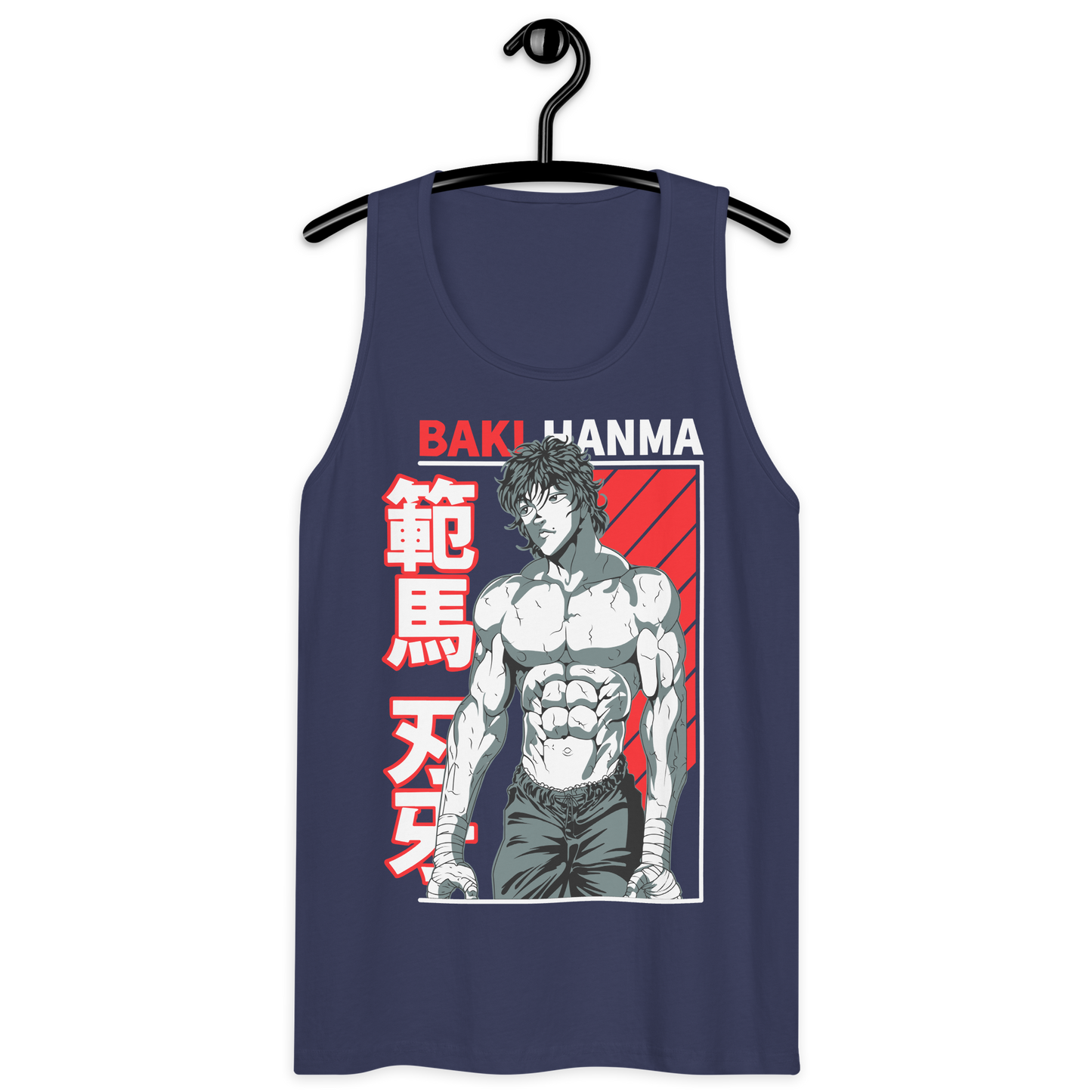 Tank Top Premium RED-LOGO | STAYLACRA Anime Collection 1