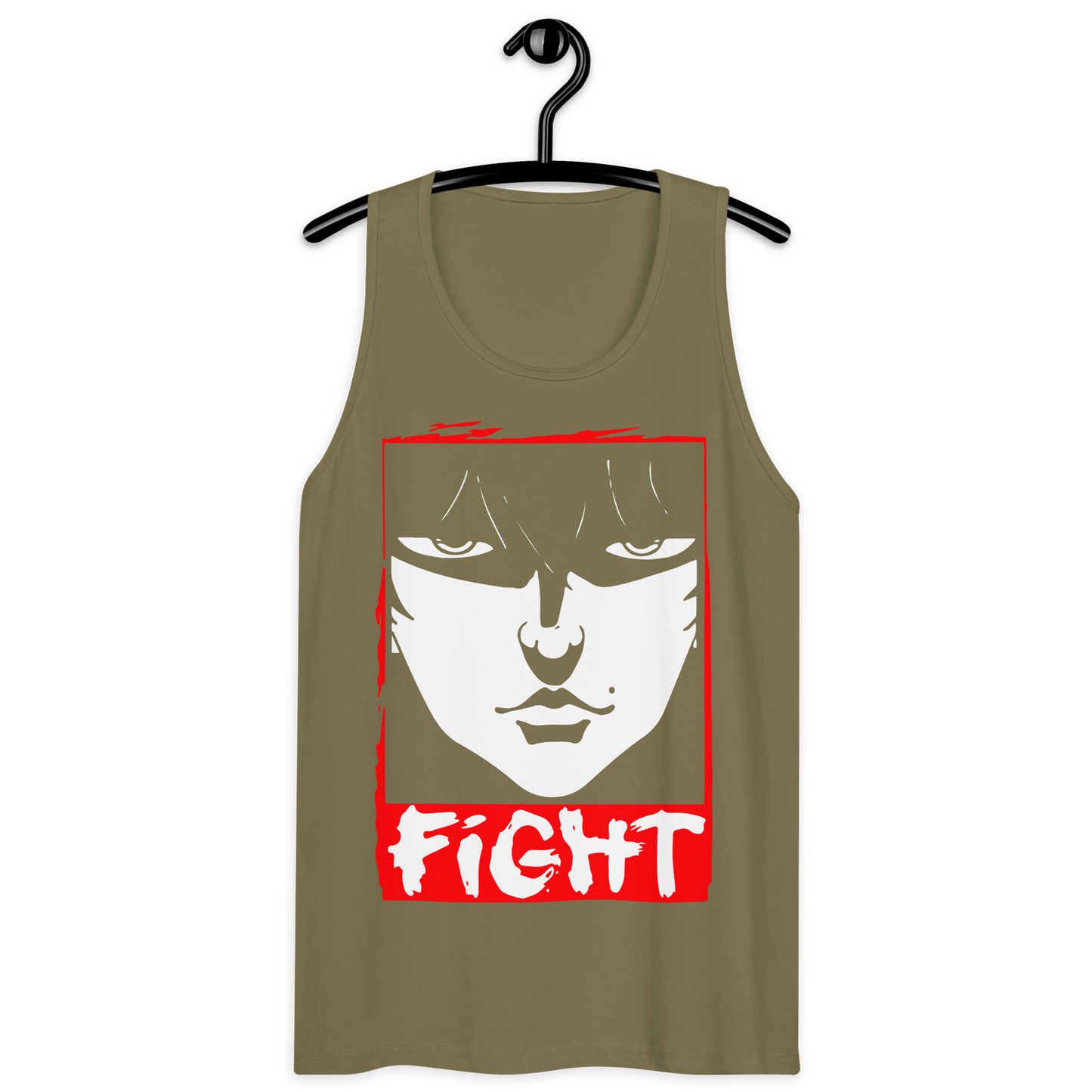 Tank Top Premium RED-LOGO | STAYLACRA Anime Collection 1