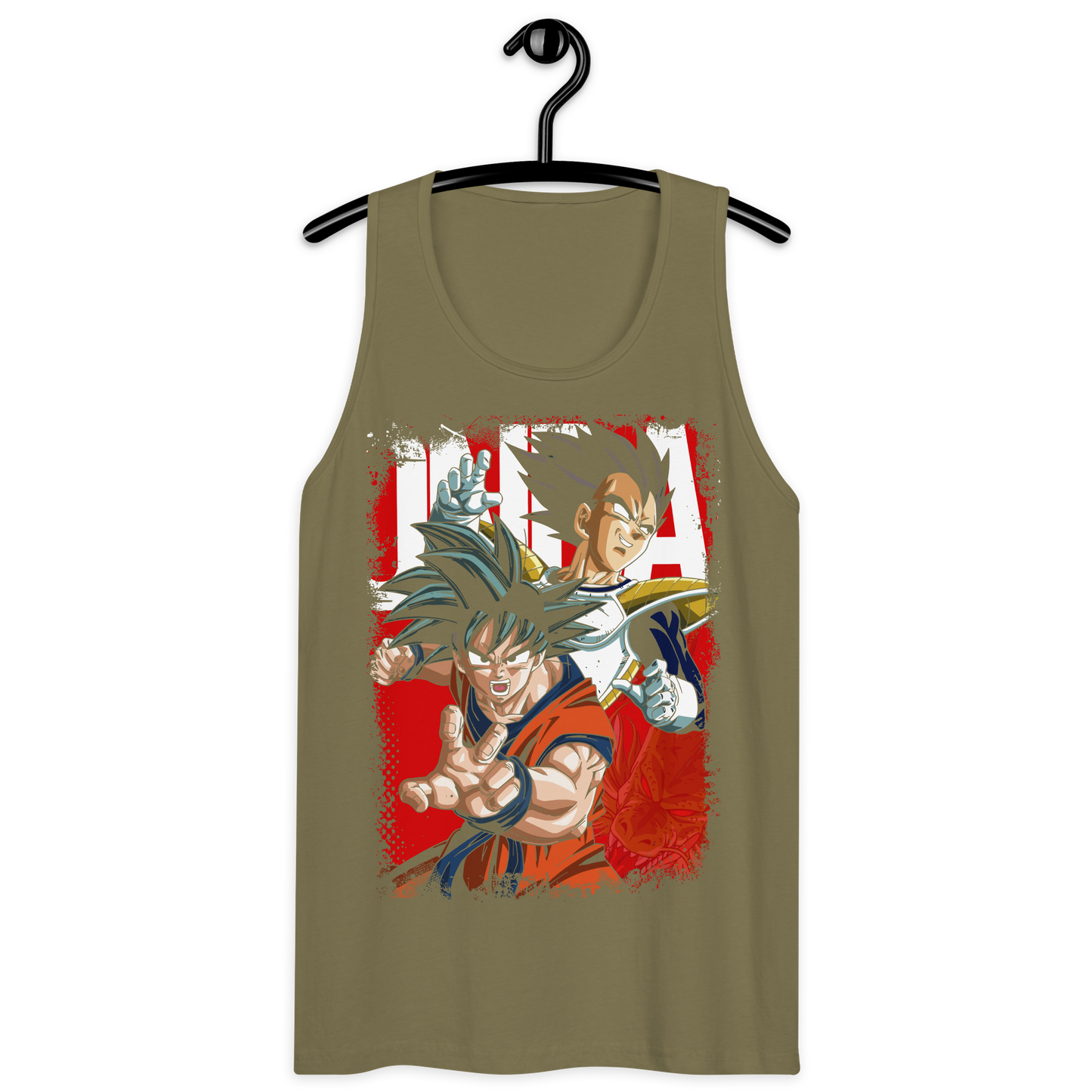 Tank Top Premium RED-LOGO | STAYLACRA Anime Collection 1