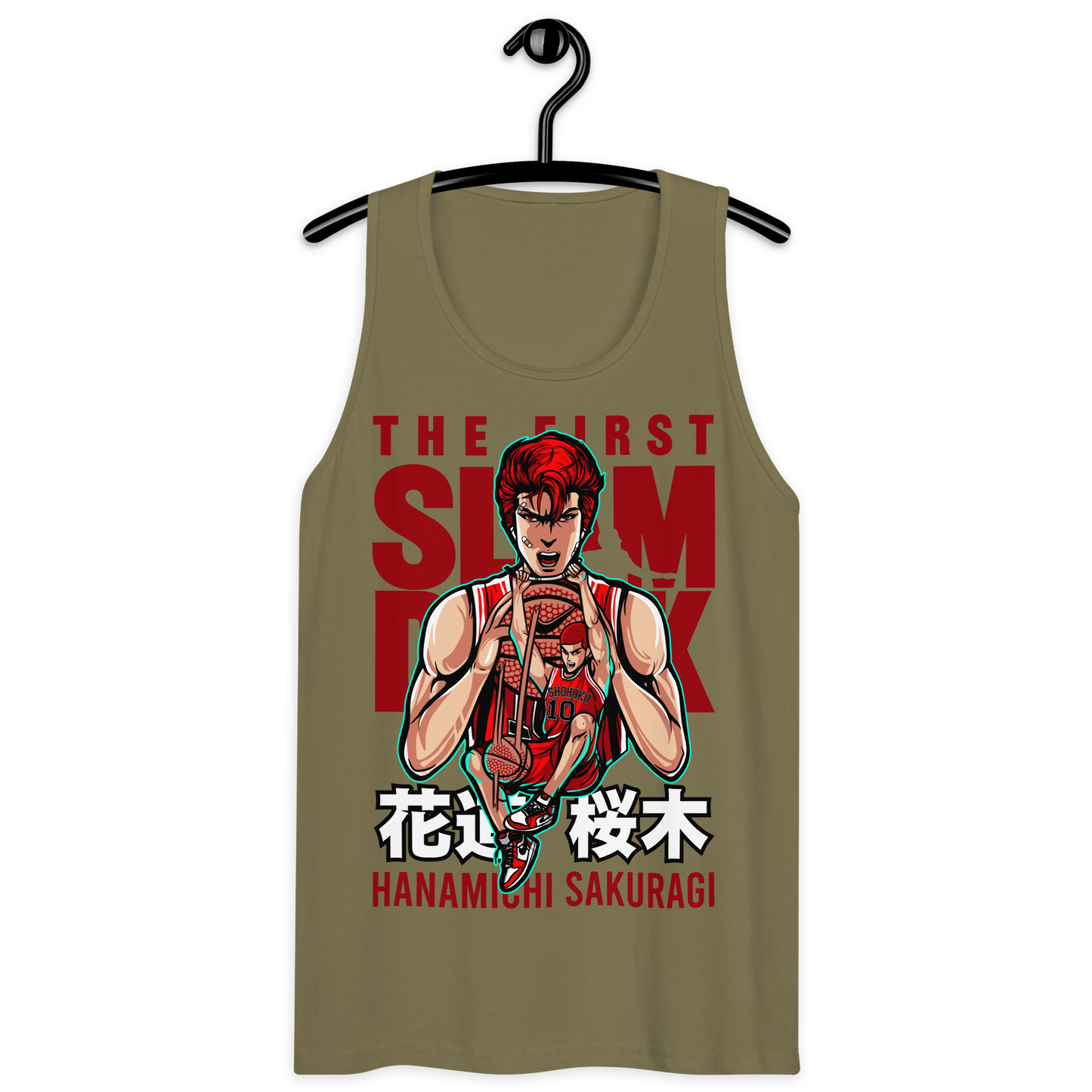 Tank Top Premium RED-LOGO | STAYLACRA Anime Collection 1