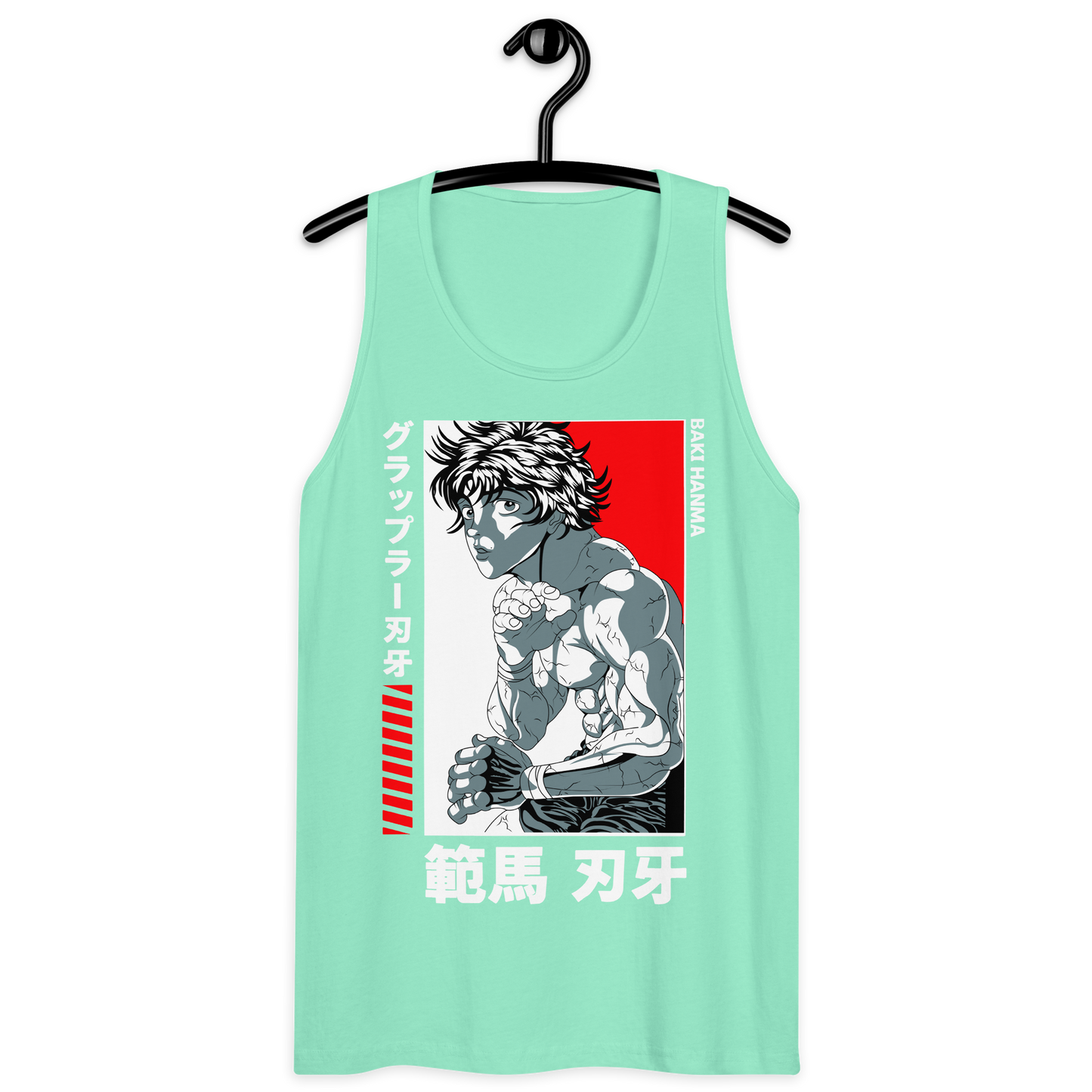 Tank Top Premium RED-LOGO | STAYLACRA Anime Collection 1