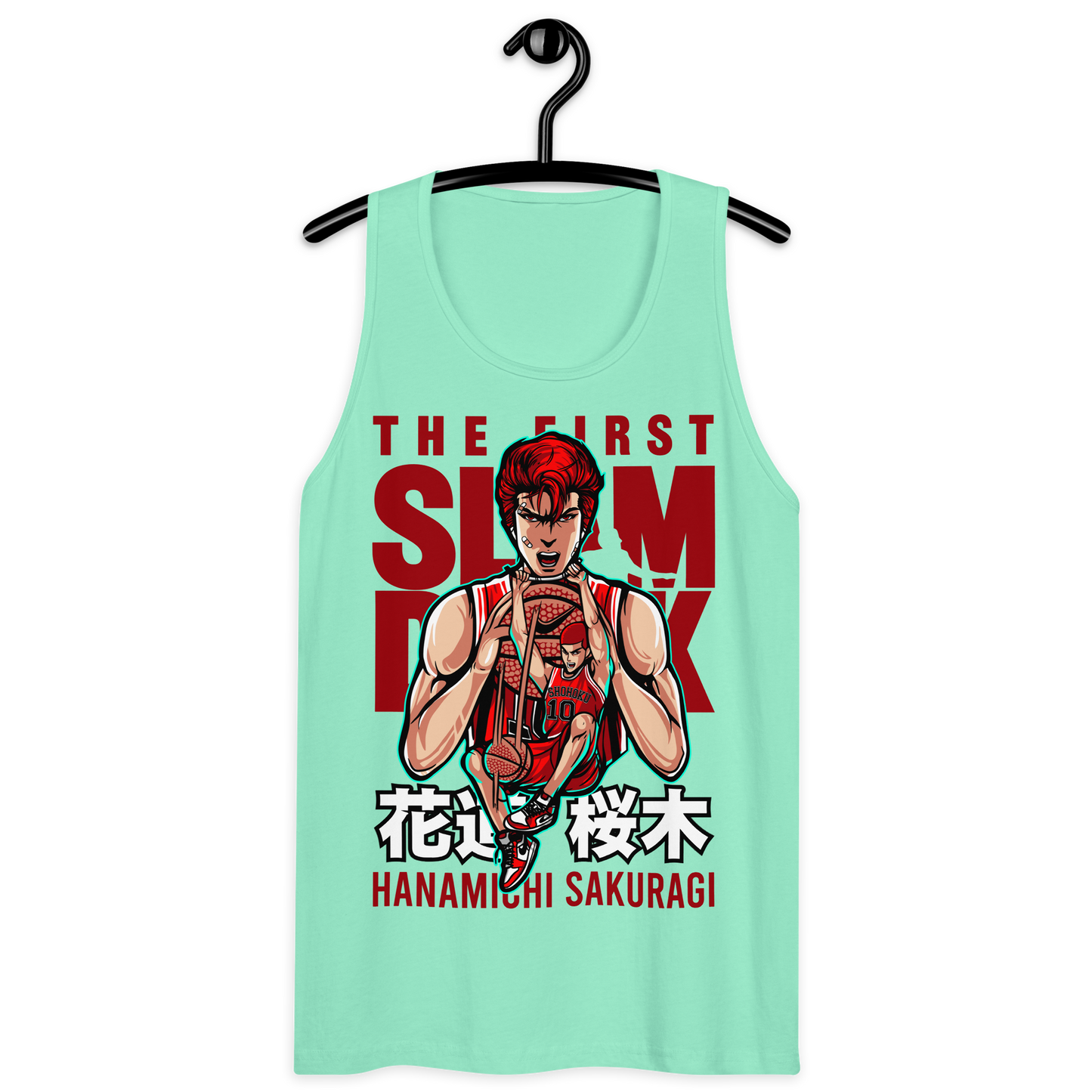 Tank Top Premium RED-LOGO | STAYLACRA Anime Collection 1