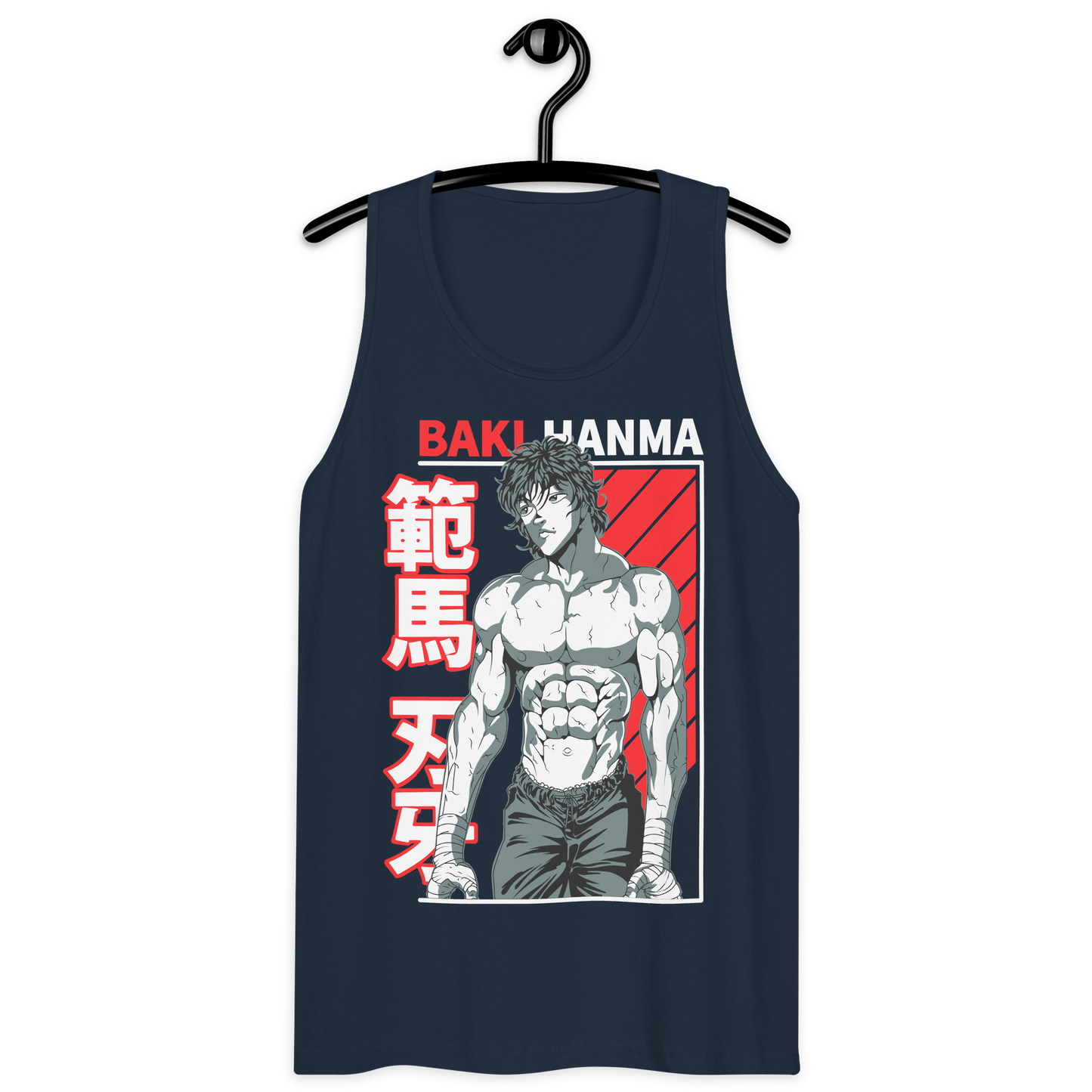 Tank Top Premium RED-LOGO | STAYLACRA Anime Collection 1