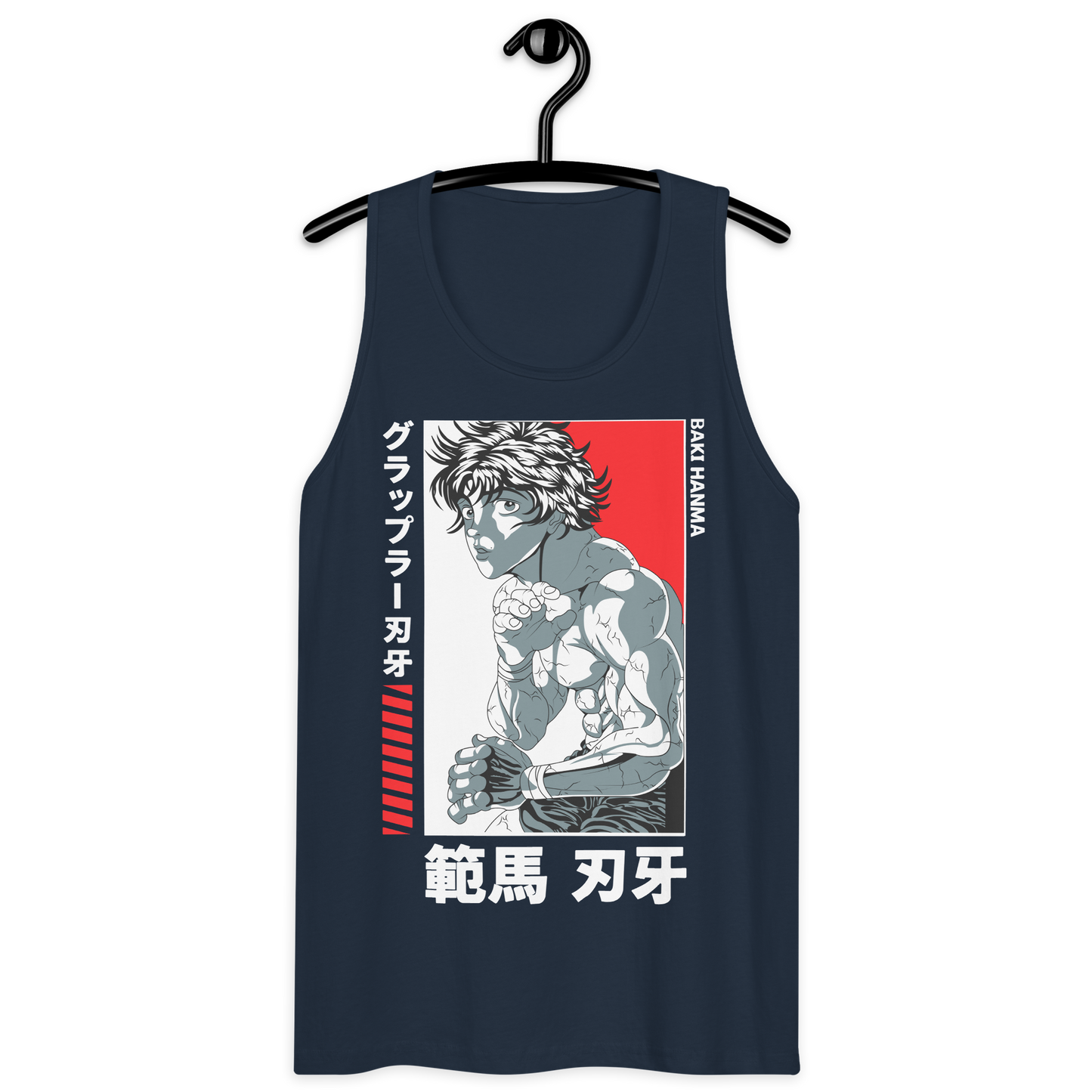 Tank Top Premium RED-LOGO | STAYLACRA Anime Collection 1