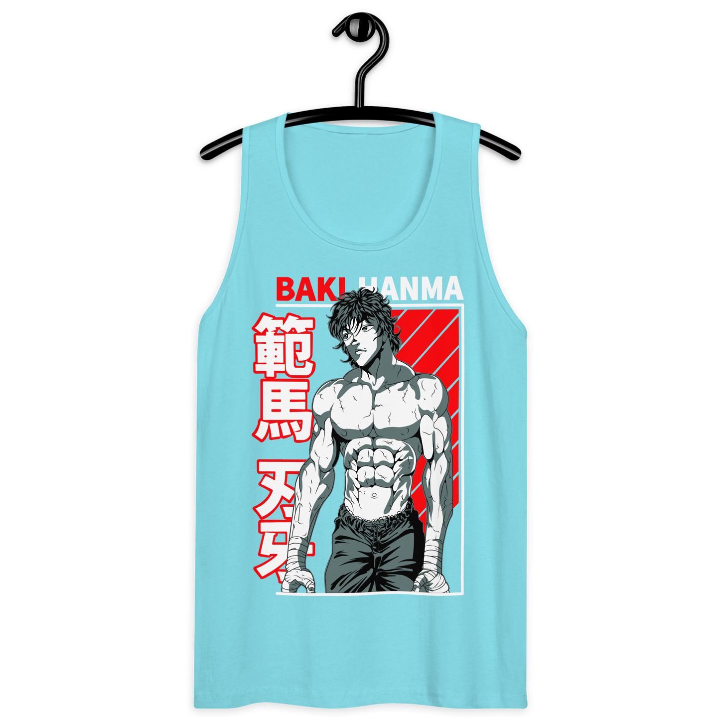 Tank Top Premium RED-LOGO | STAYLACRA Anime Collection 1