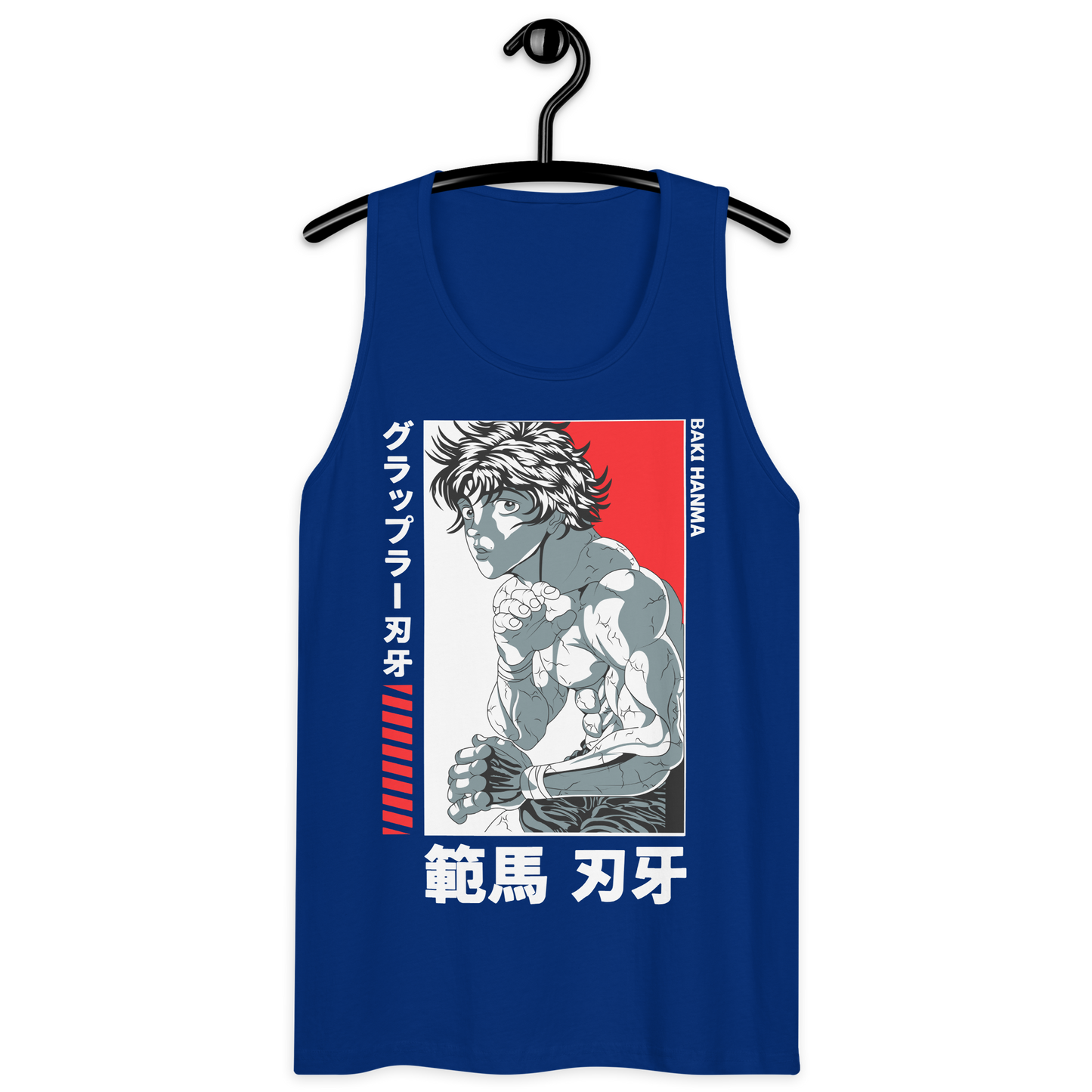 Tank Top Premium RED-LOGO | STAYLACRA Anime Collection 1