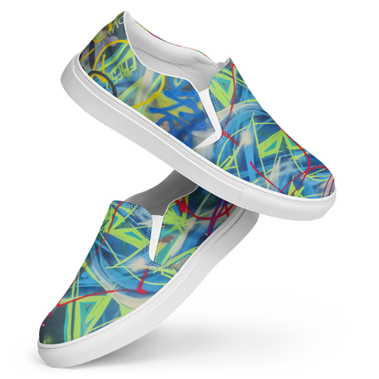 Unisex Slip-on Canvas Shoes | STAYLACRA Graffiti Edition 1