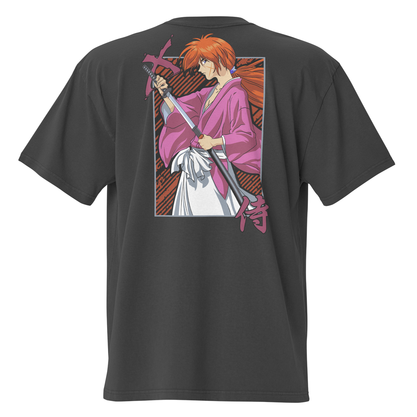 Camiseta Oversized Épica PURPLE-LOGO | STAYLACRA Anime Collection 1