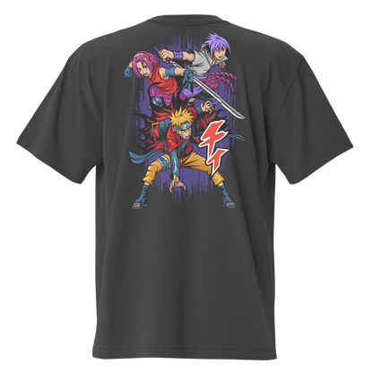 Camiseta Oversized Épica PURPLE-LOGO | STAYLACRA Anime Collection 1