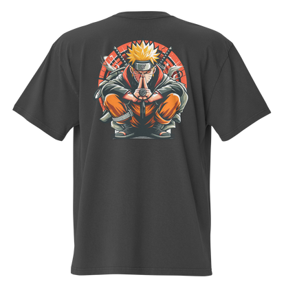Camiseta Oversized Épica ORANGE-LOGO | STAYLACRA Anime Collection 1