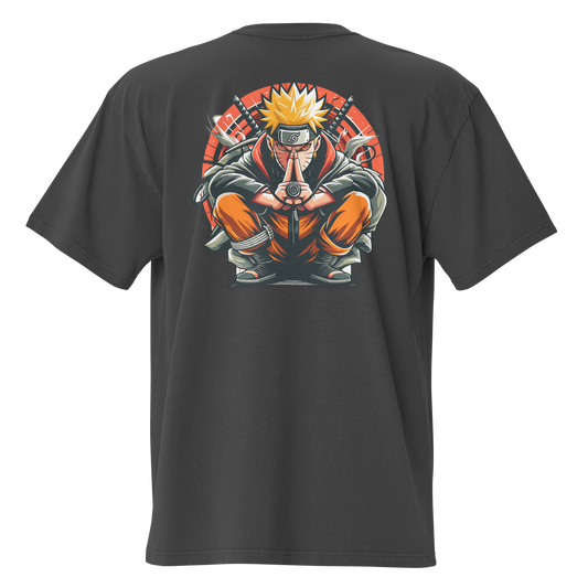 Camiseta Oversized Épica ORANGE-LOGO | STAYLACRA Anime Collection 1