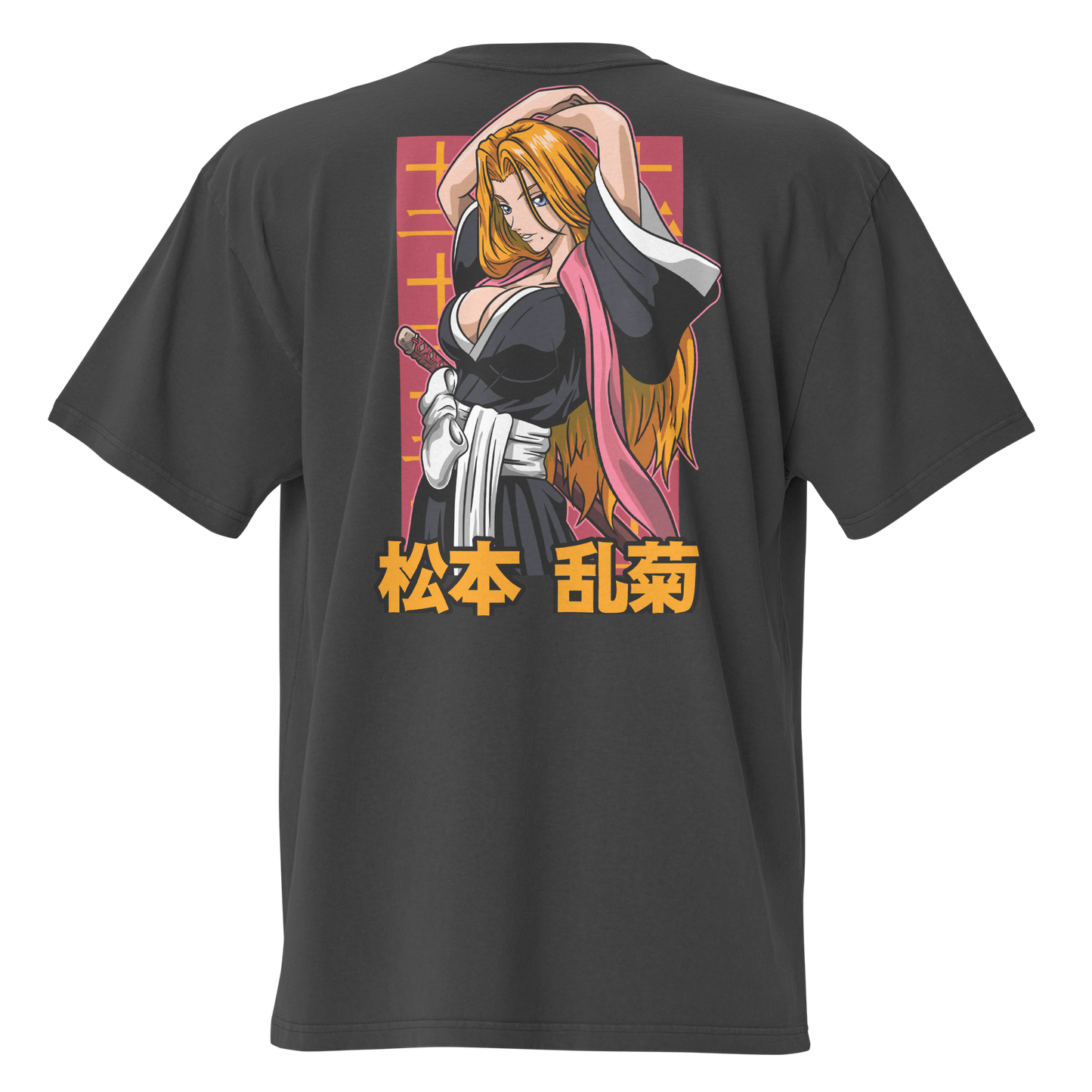 Camiseta Oversized Épica ORANGE-LOGO | STAYLACRA Anime Collection 1